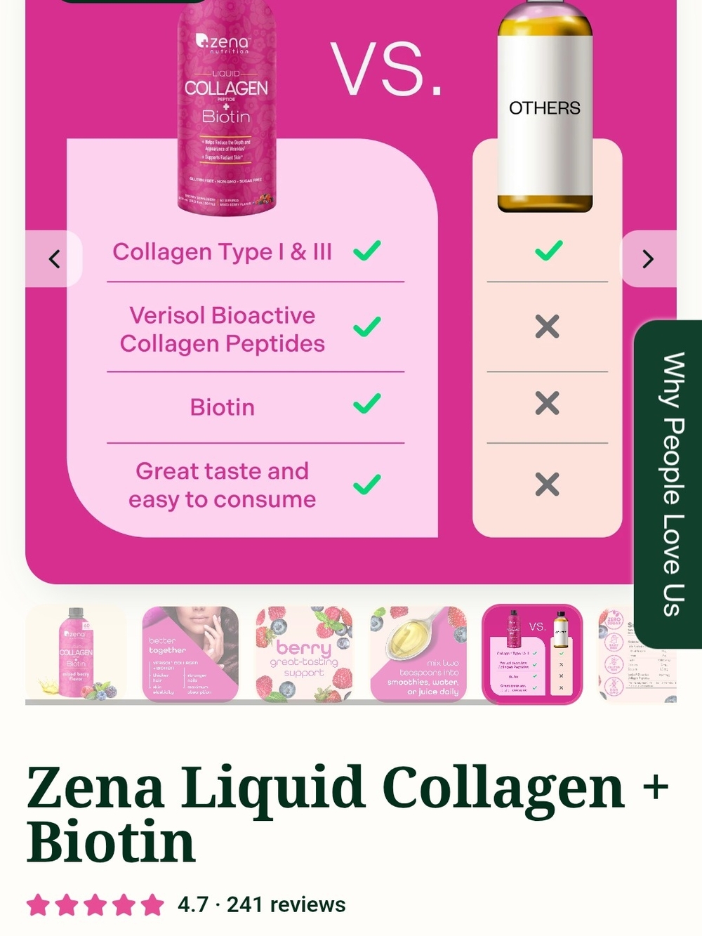 Zena Liquid Collagen - Picture 4 of 5